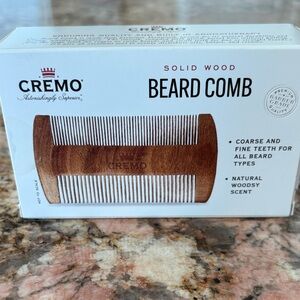 Cremo Solid Wood Beard Comb - Brown